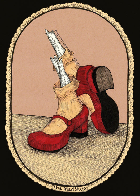 The Red Shoes Fine Art Print