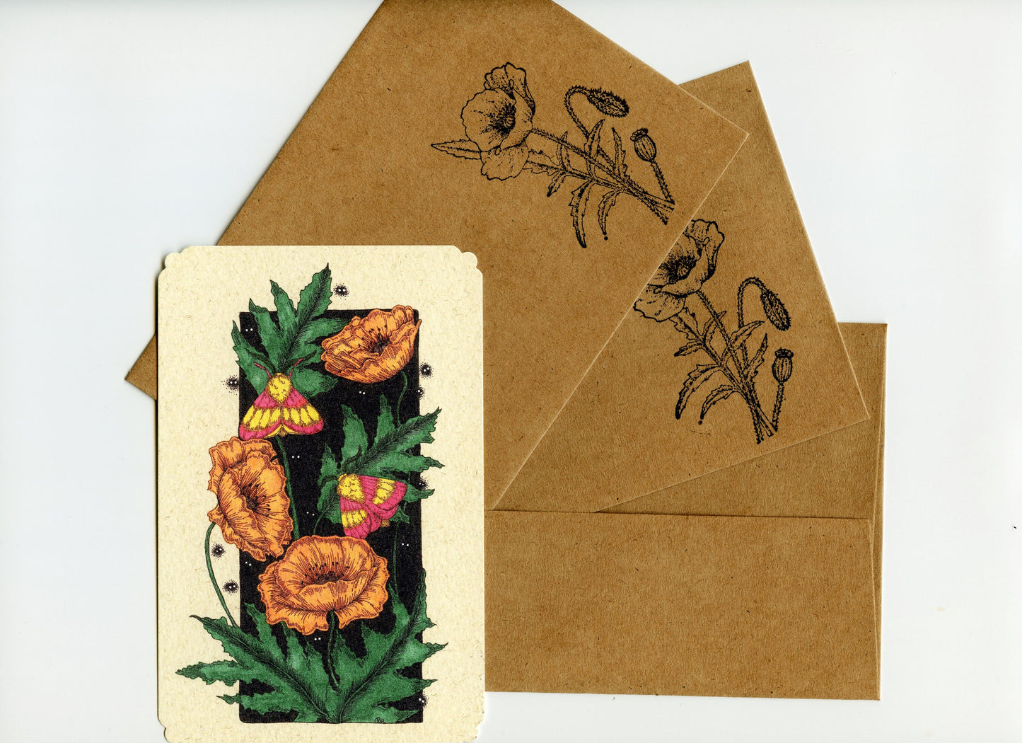 Set of 3 Frameable Dark Flora Card Set