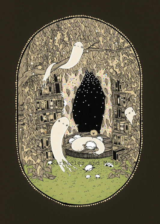 Garden Reading Nook Fine Art Print
