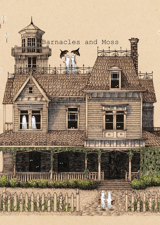 14" x 11" LIMITED EDITION The Owens Sister's House Fine Art Print