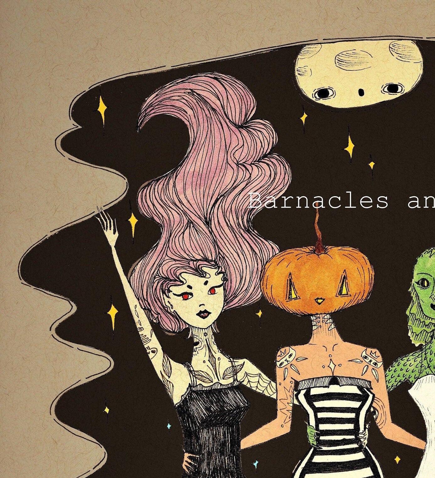 Midnight Swim Fine Art Print