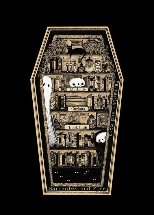 The Morbidly Curious Book Club Fine Art Print