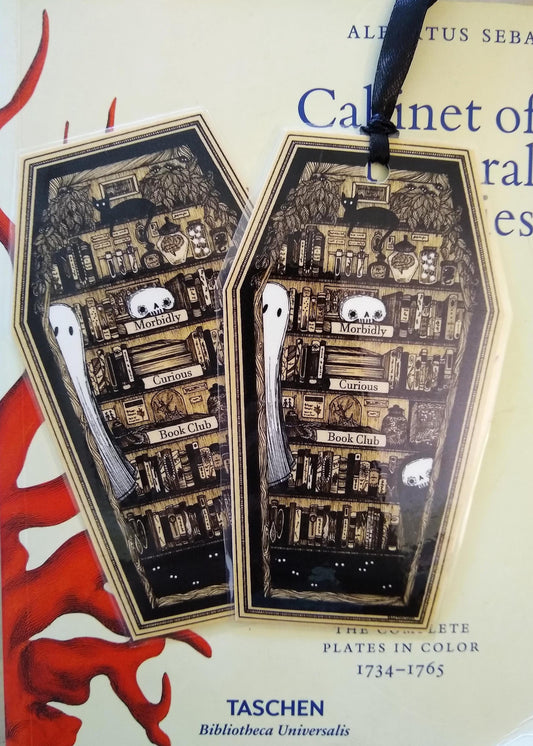 The Morbidly Curious Book Club Bookmark