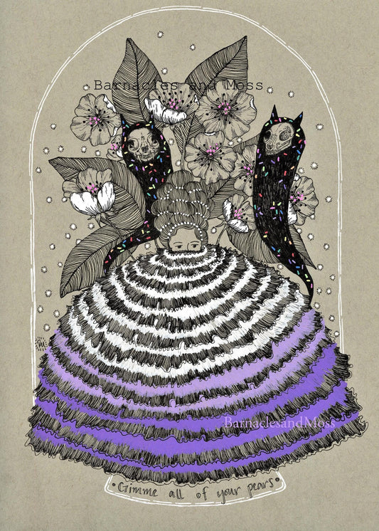 Gimme All Of Your Pears Art Print