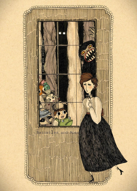 A Is For The Apple Art Print