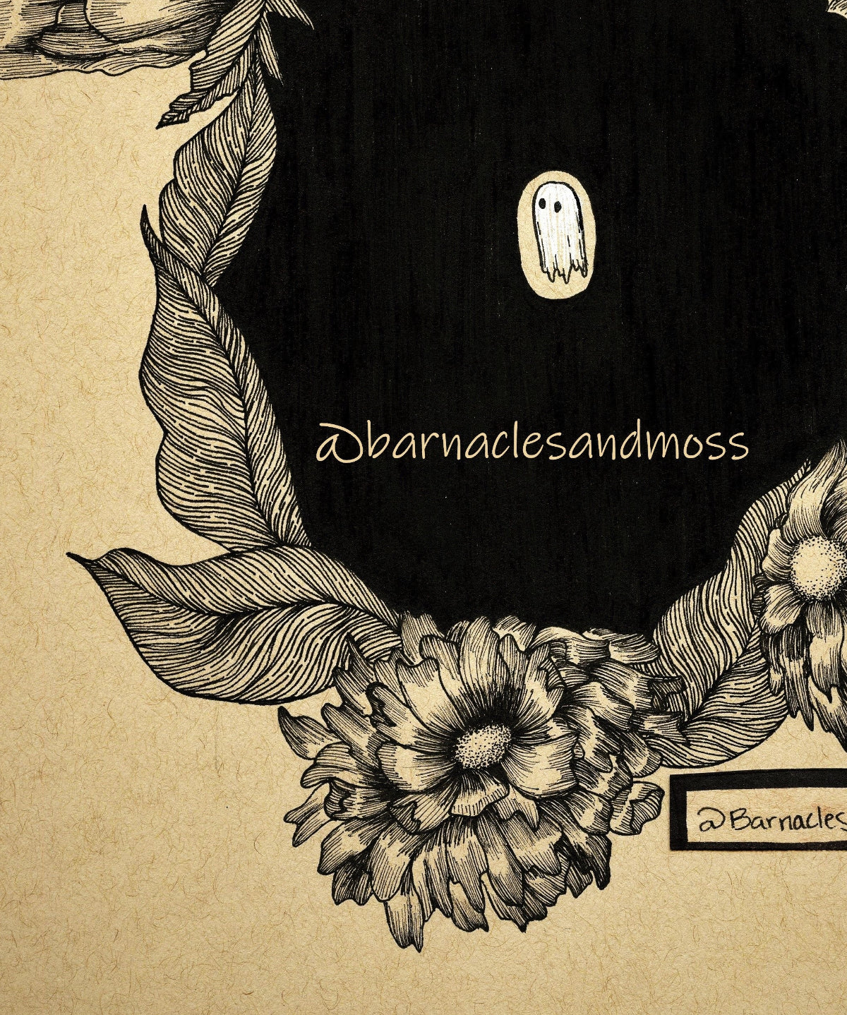 Lonely Ghost Fine Art Print