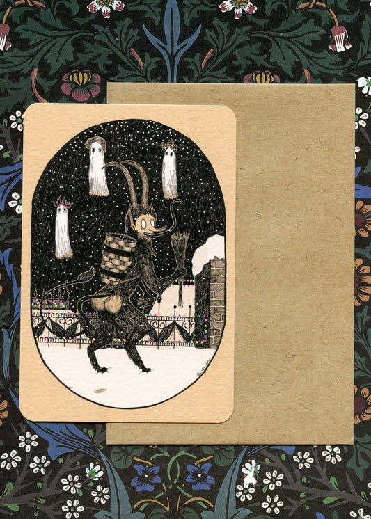Krampus Booty Cards - Set of 3