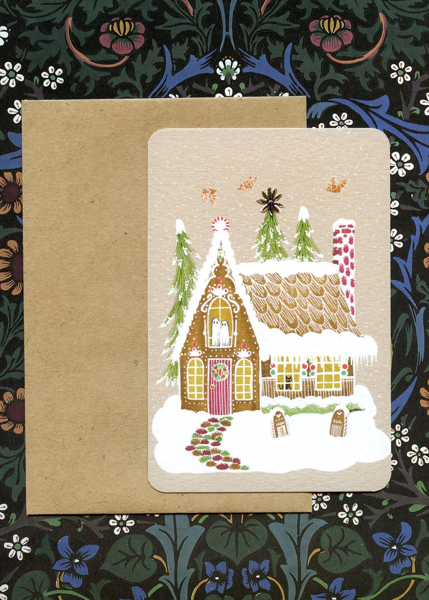Haunted Gingerbread House Cards - Set of 3